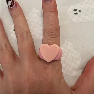 Pink Heart Ring
